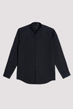 TAILORED FIT BLACK FORMAL SHIRT