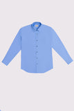 TAILORED FIT BLUE FORMAL SHIRT