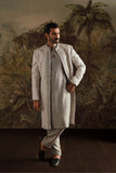 "Dar" Black Embroidered Sherwani