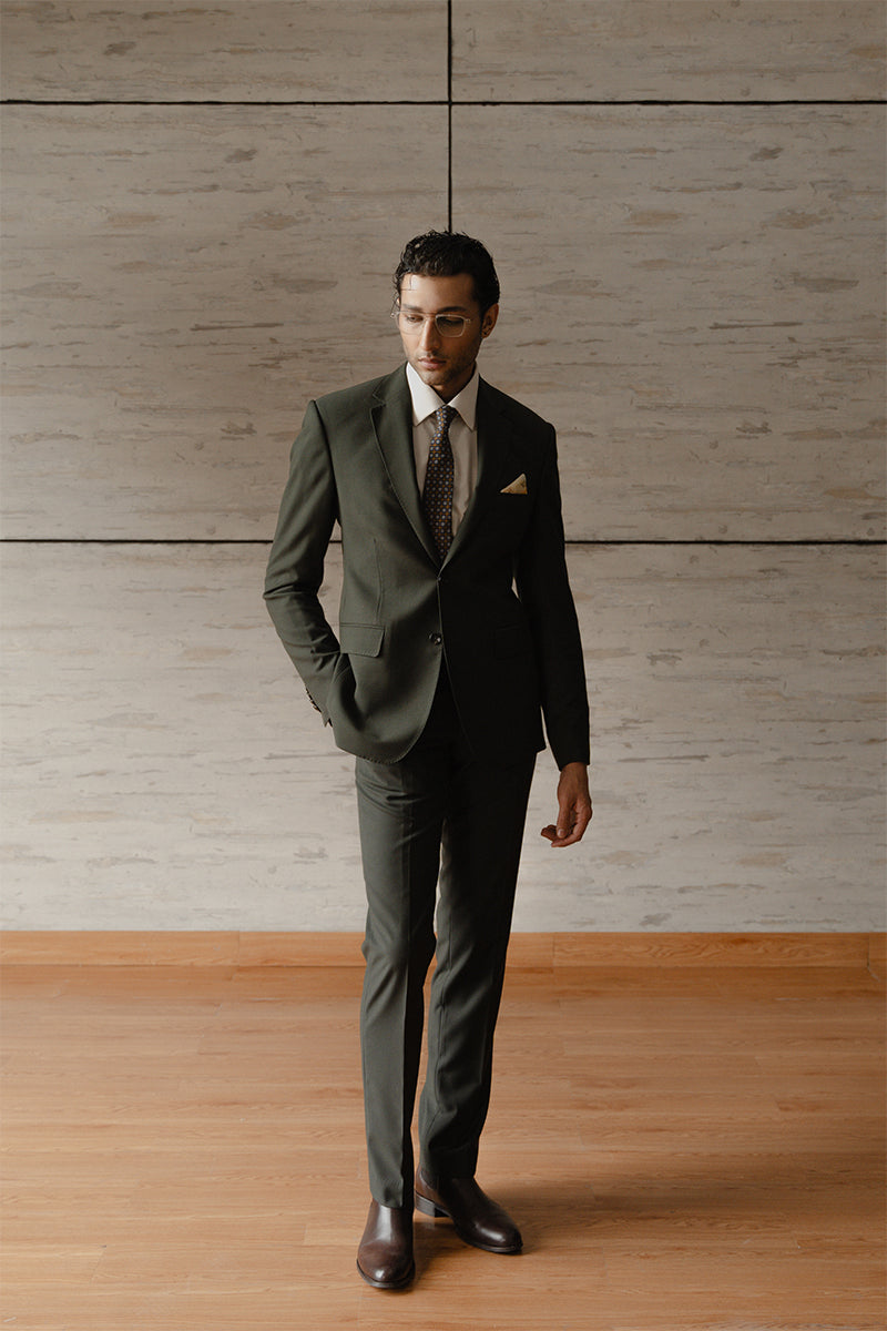 OLIVE GREEN SUIT