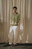 Sage Green Mesh Polo