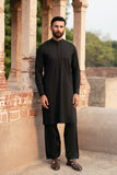 Black Egyptian Cotton Shalwar Kameez