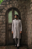 FRONT-OPEN, HAND-EMBROIDERED SHERWANI