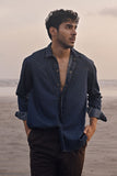 DENIM BLUE COTTON SHIRT