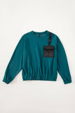 TEAL BLUE SWEATSHIRT