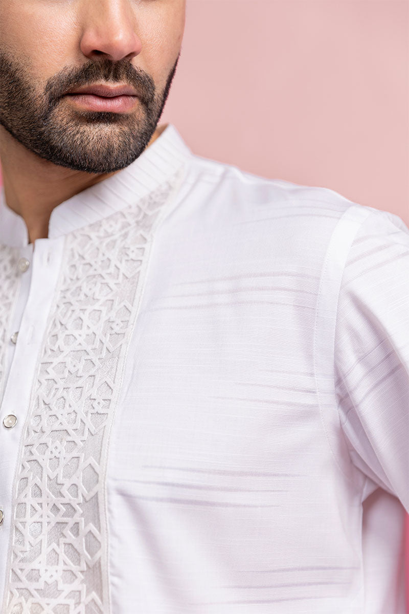 white kurta pajama for men